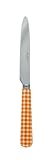 Sabre - Vichy - Couteau à Dessert - Orange - Inox - 18/10