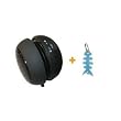 Portable Round Shape Mini Speaker + Light Blue Fishbone Style Keychain for iPod Touch, iPod Nano, iPod Classic, iPod Video, iPod Photo, Microsoft Zune 4GB/ 8GB/ 16GB/ 80GB/ 120GB, Sandisk Sansa clip, Sandisk Sansa Fuze, Sandisk Sansa View, Samsung YP-P2 / YP-P3, Creative Zen Vision M and Creative Zen Style M100/M300