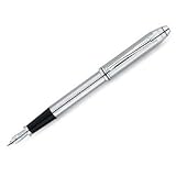 Cross Townsend Lustrous Chrome Fountain Pen with Stainless Steel Nib