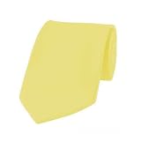 Solid Color Mens Tie - Sunshine Yellow