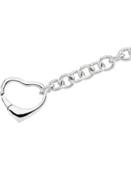 Heart Bracelet Sterling Silver 07.50 Inch Ch851