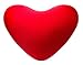 Heart Shaped Microbead Cushie Pillow -Red