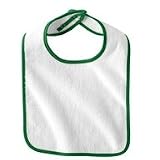 Rabbit Skins - Infant Snap Bib, Kelly