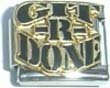 Clearly Charming Git R Done Italian Charm Bracelet Link