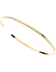 02.00 Mm 14K Yellow Gold Half Round Bangle Bracelet