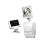 Heath Zenith SL-7210-WH 180-Degree Solar Powered Motion Security Light with LED Bulb, White
