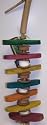 Planet Pleasures Tilt a Whirl Large 19in Natural Bird Toy