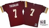 Joe Theismann 1982 Washington Redskins #7 Authentic Throwback Mitchell and Ness NFL Football Jersey (Cardinal)