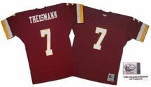 Joe Theismann 1982 Washington Redskins #7 Authentic Throwback Mitchell and Ness NFL Football Jersey (Cardinal, Sizes 56-64)