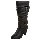 Madden Girl Women's Punkk Hi Heel Slouch Boot