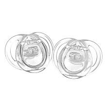 Tommee Tippee BPA Free Newborn Clear Shield Pacifier - 2PK