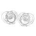 Tommee Tippee BPA Free Newborn Clear Shield Pacifier - 2PK