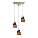 IMAGE OF Elk 10218/3WTR Horizon 3-Light Water Pendant In Satin Nickel