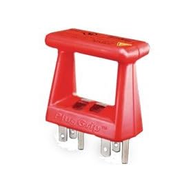 PlugGrip P-1 Wiring Tool with Power Warning Safety Light, Red
