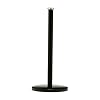 Premier Housewares Kitchen Roll Holder, 14 cm Diameter x 31 cm Height, Matt Black/ Metal