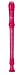 Yamaha YRS-20 Soprano Translucent Recorder with Baroque Fingering, Translucent Pink