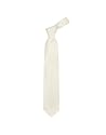 Kenzo Swirling Pattern Solid Woven Silk Tie Silver