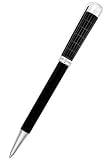 Black Composite Palladium Finish Ballpoint Pen: Palladium Nickel Finish Black Composite