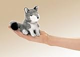 Folkmanis Mini Timber Wolf Finger Puppet