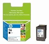 Hewlett Packard [HP] No. 56 Inkjet Cartridge Page Life 520pp 19ml Black Ref C...