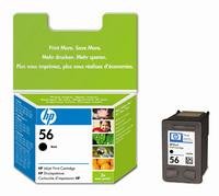 Hewlett Packard [HP] No. 56 Inkjet Cartridge Page Life 520pp 19ml Black Ref C...