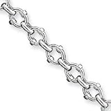 Sterling Silver Toggle Bracelet QG655-7