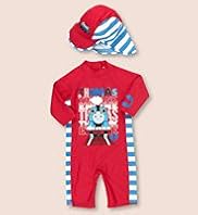 Safe in The Sun Thomas & Friends™ Swimsuit & Hat