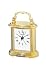 Seiko Desk and Table Alarm Carriage Clock Gold-Tone Metal Case