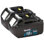Makita 194230-4 LXT 18-Volt 3-Ah Lithium-Ion Battery, 2-Pack