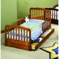 Riga Toddler Bed with Drawer - Natural
