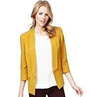 Shawl Collar Tencel® Zip Tailored Jacket