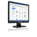 Philips 17S1SB 17 inch SXGA TFT LCD Monitor 800:1 250cd/m2 1280 x 1024 5ms DVI (Black) (17S1SB/00)