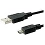 1,8m Wentronic USB 2.0 Kabel USB Anschlusskabel A/Stecker - B mini 5pol/Stecker 1.8 m
