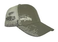 Bass Mesh Pre-decorated Fishing Hat from KC Caps