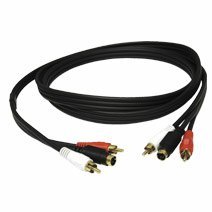 Cables To Go - 02310 - 12ft Value S-Video / RCA Audio Combination Cable