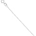 14K White Gold Sparkle Singapore Chain - 20 inches