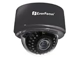 Everfocus ED335/MV2W Day/Night, 9-22mm, 520 TVL, White Base Camera: Indoor IR Dome
