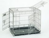 Precision Pet 1131-11321 3-Door Sterling Silver Deluxe Great Crate1000 - 19 x 12 x 15 Inch - Includes Pawsitively Housebroken DVD
