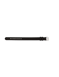 MARATHON Vulcanized Rubber Replacement Watch Band in Black 18mm One Piece Construction, WW005017BK