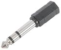 Adaptor 6.3mm stereo plug to 3.5mm stereo jack socket