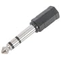 WE1190A Adaptor 6.3mm stereo plug to 3.5mm stereo jack socket