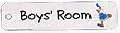 HALL PASS SUZYS ZOO BOYS ROOM 2X8
