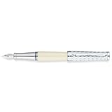Cross Sauvage Ivory / Python Fine Point Fountain Pen - AT0316-2FD