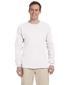 Gildan G2400 100% Cotton L-Sleeve Tee - White - M