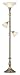 LAMPS PLUS Antique Brass Onyx Accent Torchiere Floor Lamp