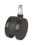 2-3/8 60mm Universal Chair Caster Wheel for Carpet - Set of 5