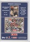 2008 Topps Kickoff Puzzle #6 - Drew Brees