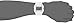 Freestyle Men's 101057 Shark Classic Rectangle Shark Digital Watch