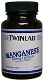 TwinLab - Manganese Natural * Chelated, 10 mg, 100 capsules