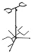 Stagg Double Guitar Stand with Neck Support - Black